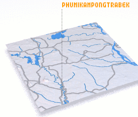 3d view of Phumĭ Kâmpóng Trâbêk