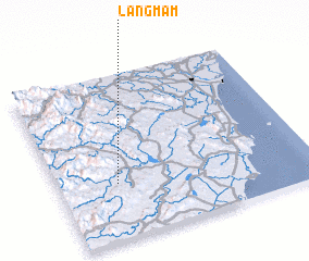 3d view of Làng Mắm