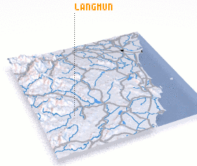 3d view of Làng Mun