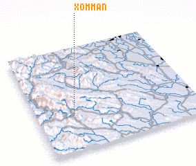 3d view of Xóm Mân