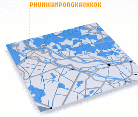 3d view of Phumĭ Kâmpóng Kaôh Kŏk