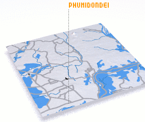 3d view of Phumĭ Dondei