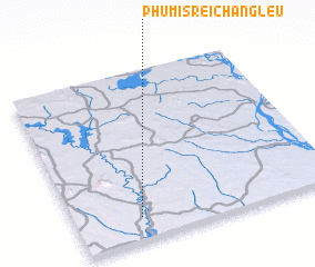 3d view of Phumĭ Srei Cháng Leu