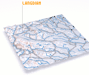 3d view of Làng Diâm