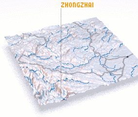 3d view of Zhongzhai