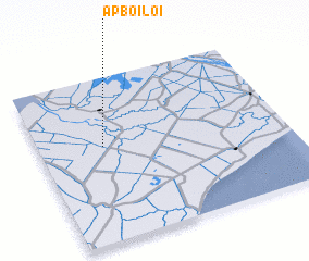 3d view of Ấp Bời Lời