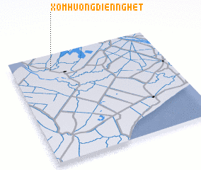 3d view of Xóm Hương Ðiền Nghét