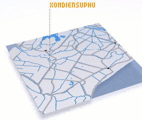 3d view of Xóm Ðiền Sư Phú