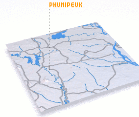 3d view of Phumĭ Peuk