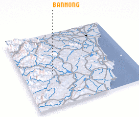 3d view of Bản Mông