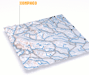 3d view of Xóm Pheo