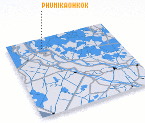 3d view of Phumĭ Kaôh Kŏk