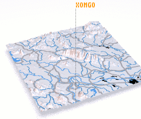 3d view of Xóm Gò