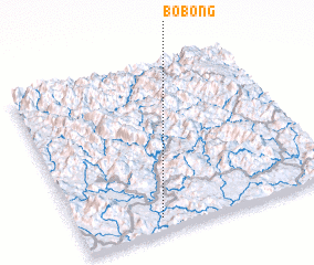 3d view of Bo Bong