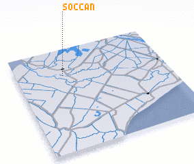 3d view of Sóc Cạn