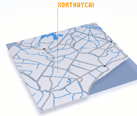 3d view of Xóm Thầy Cai