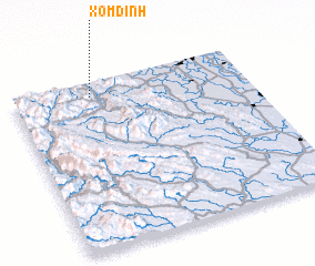 3d view of Xóm Ðinh