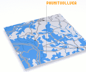 3d view of Phumĭ Tuŏl Lvéa