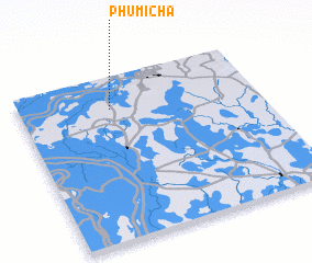 3d view of Phumĭ Cha