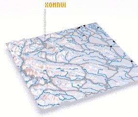 3d view of Xóm Núi