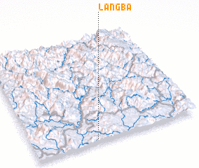 3d view of Làng Ba