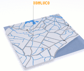 3d view of Xóm Lục Ô