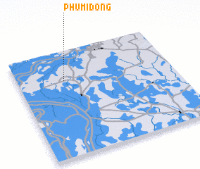 3d view of Phumĭ Dong