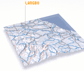 3d view of Làng Bo