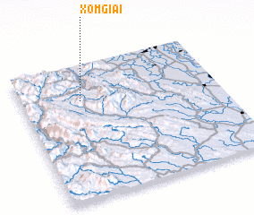 3d view of Xóm Giãi