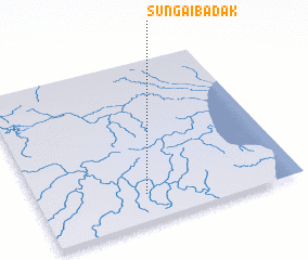 3d view of Sungaibadak