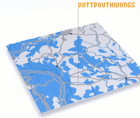 3d view of Vôtt Poŭthĭvôngs