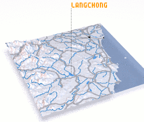 3d view of Làng Chong