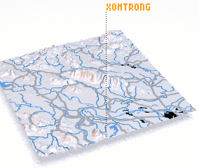 3d view of Xóm Trông