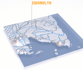 3d view of Sidomulyo
