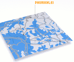 3d view of Phumĭ Khlei