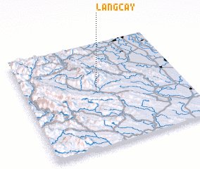 3d view of Làng Cay