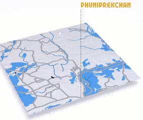 3d view of Phumĭ Prêk Cham