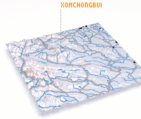 3d view of Xóm Chong Bui