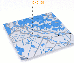 3d view of Chợ Mới