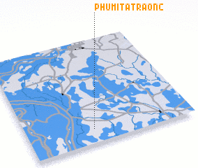 3d view of Phumĭ Ta Traôn (2)