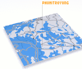 3d view of Phumĭ Trôyông