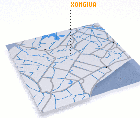 3d view of Xóm Giữa