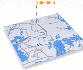 3d view of Phumĭ Koŭl