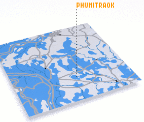 3d view of Phumĭ Traôk