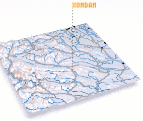 3d view of Xóm Ðam