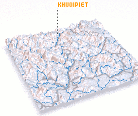 3d view of Khuổi Piêt