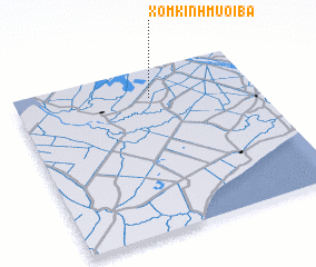 3d view of Xóm Kinh Mười Ba