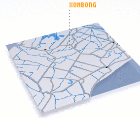 3d view of Xóm Bộng