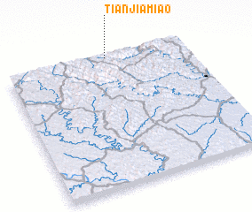 3d view of Tianjiamiao