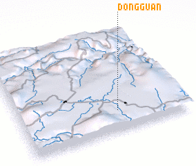 3d view of Dongguan